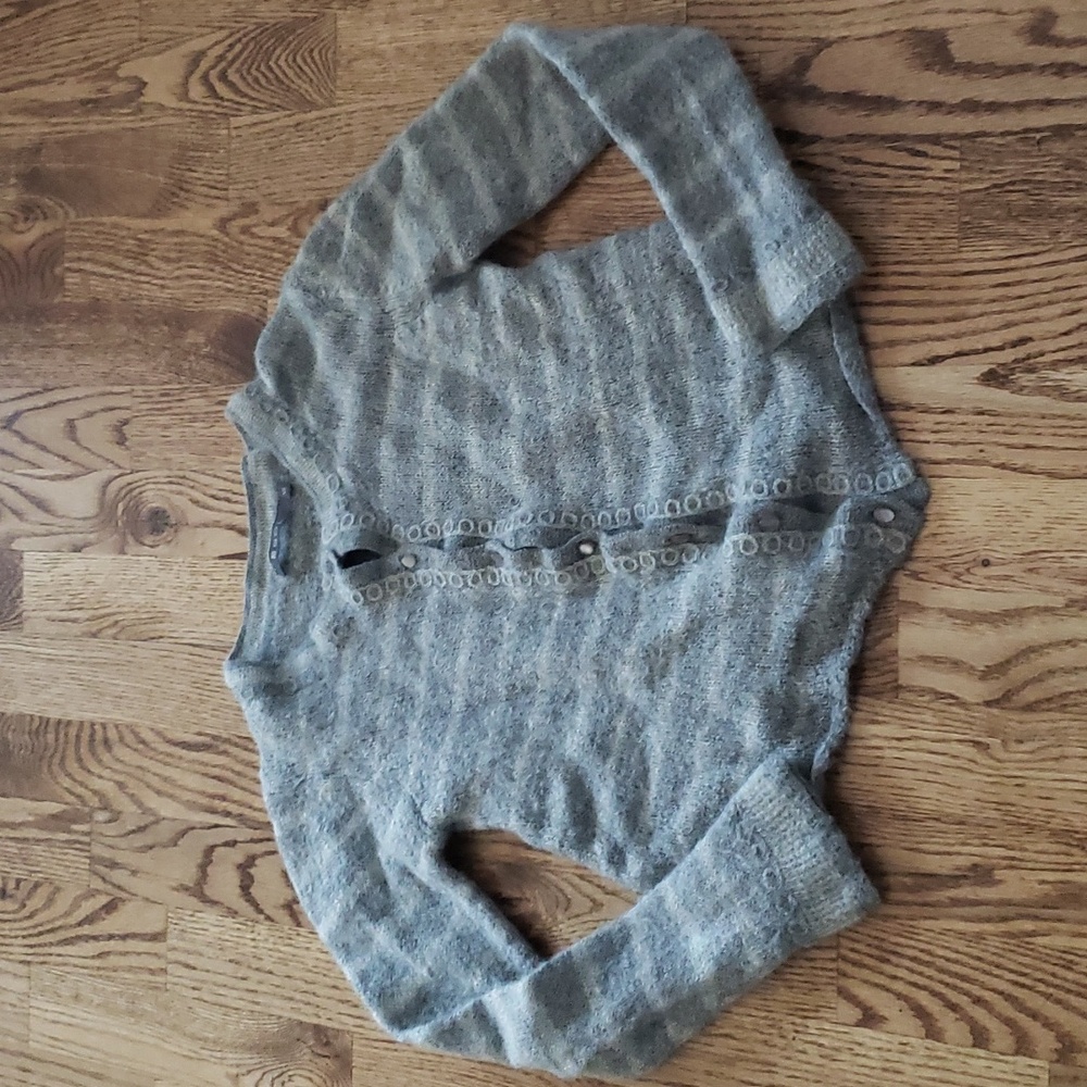 (XS) Sol 100% Baby Alpaca Cropped Cardigan Soft Luxury Made in Peru